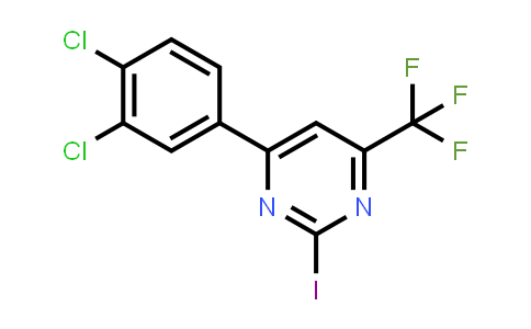 6-(3,4-Dichlorophenyl)-2-iodo-4-(trifluoromethyl)pyrimidine