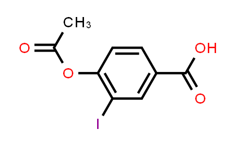 4-Acetoxy-3-iodo-benzoic acid