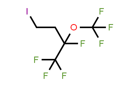 4-Iodo-1,1,1,2-tetrafluoro-2-(trifluoromethoxy)butane