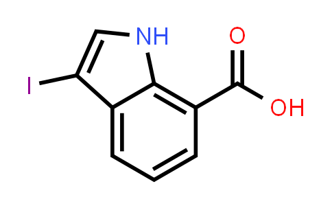 3-Iodo-1H-indole-7-carboxylic acid