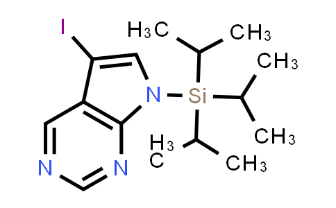 5-Iodo-7-(triisopropylsilyl)-7H-pyrrolo-[2,3-d]pyrimidine