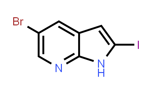 5-Bromo-2-iodo-1H-pyrrolo[2,3-b]pyridine