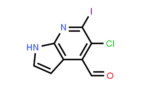 5-Chloro-6-iodo-1H-pyrrolo[2,3-b]pyridine-4-carbaldehyde