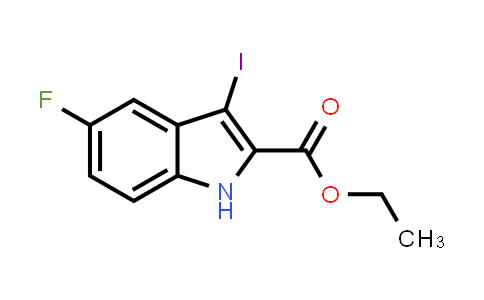 Ethyl 5-fluoro-3-iodo-1H-indole-2-carboxylate