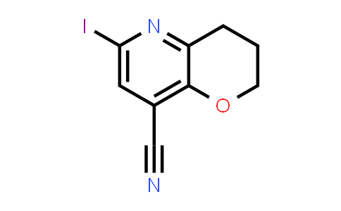 6-Iodo-3,4-dihydro-2H-pyrano-[3,2-b]pyridine-8-carbonitrile