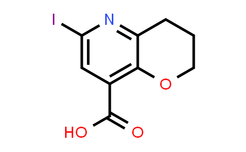 6-Iodo-3,4-dihydro-2H-pyrano-[3,2-b]pyridine-8-carboxylic acid