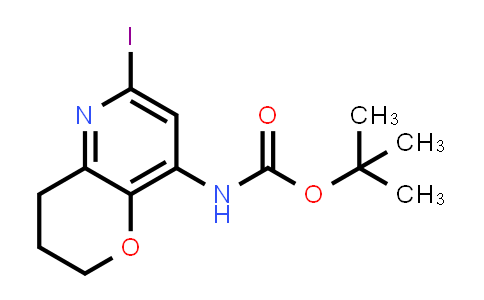 tert-Butyl (6-iodo-3,4-dihydro-2H-pyrano-[3,2-b]pyridin-8-yl)carbamate