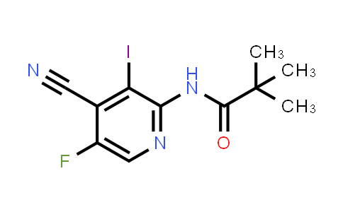 N-(4-Cyano-5-fluoro-3-iodopyridin-2-yl)pivalamide