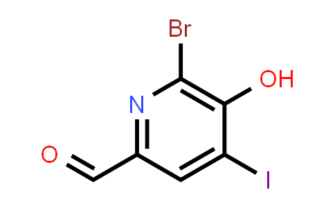 6-Bromo-5-hydroxy-4-iodopicolinaldehyde