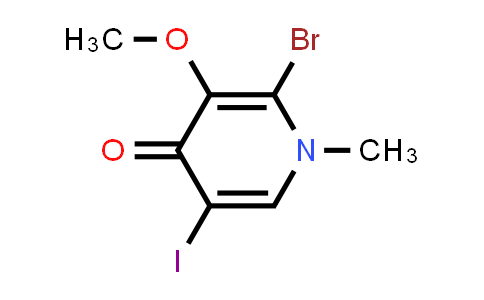 2-Bromo-5-iodo-3-methoxy-1-methylpyridin-4(1H)-one