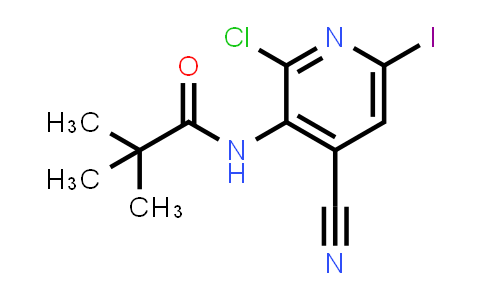 N-(2-Chloro-4-cyano-6-iodopyridin-3-yl)pivalamide