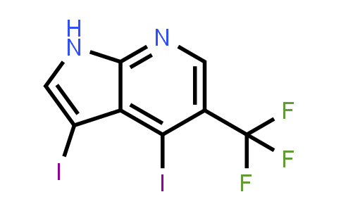 3,4-Diiodo-5-(trifluoromethyl)-1H-pyrrolo[2,3-b]pyridine