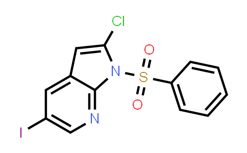 2-Chloro-5-iodo-1-(phenylsulfonyl)-1H-pyrrolo[2,3-b]pyridine