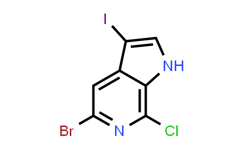 5-Bromo-7-chloro-3-iodo-1H-pyrrolo[2,3-c]pyridine