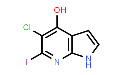 5-Chloro-6-iodo-1H-pyrrolo[2,3-b]pyridin-4-ol