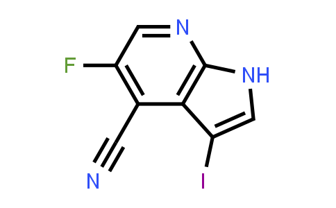 5-Fluoro-3-iodo-1H-pyrrolo[2,3-b]pyridine-4-carbonitrile