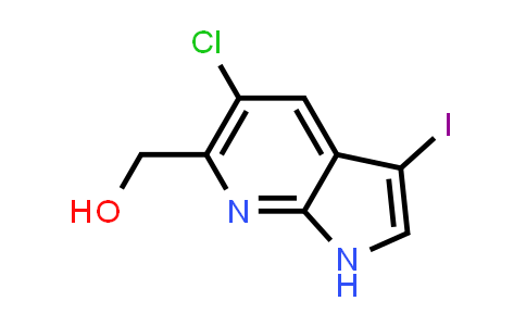 (5-Chloro-3-iodo-1H-pyrrolo[2,3-b]pyridin-6-yl)methanol