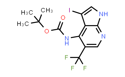 tert-Butyl (3-iodo-5-(trifluoromethyl)-1H-pyrrolo[2,3-b]pyridin-4-yl)carbamate