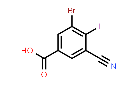 3-Bromo-5-cyano-4-iodobenzoic acid