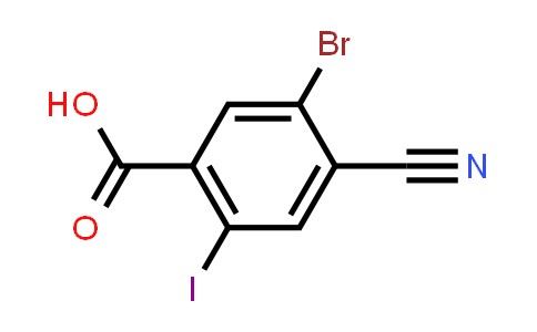 5-Bromo-4-cyano-2-iodobenzoic acid