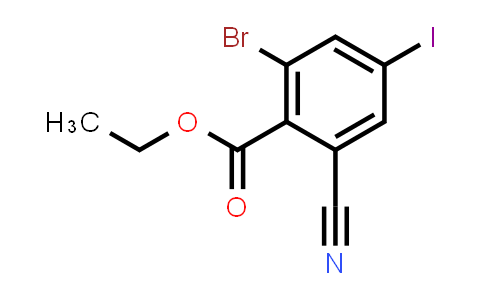 Ethyl 2-bromo-6-cyano-4-iodobenzoate