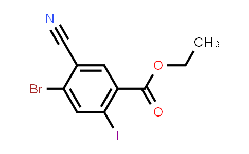 Ethyl 4-bromo-5-cyano-2-iodobenzoate