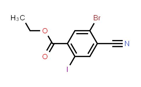 Ethyl 5-bromo-4-cyano-2-iodobenzoate