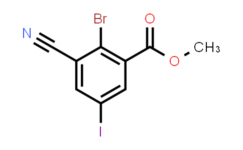 Methyl 2-bromo-3-cyano-5-iodobenzoate