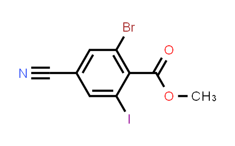 Methyl 2-bromo-4-cyano-6-iodobenzoate