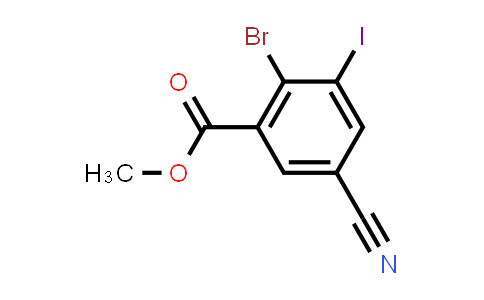 Methyl 2-bromo-5-cyano-3-iodobenzoate