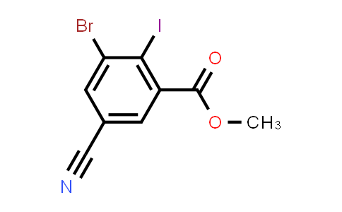 Methyl 3-bromo-5-cyano-2-iodobenzoate