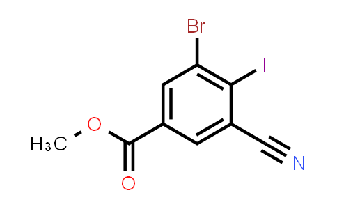 Methyl 3-bromo-5-cyano-4-iodobenzoate