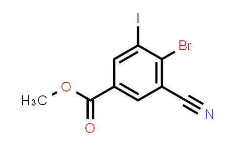 Methyl 4-bromo-3-cyano-5-iodobenzoate