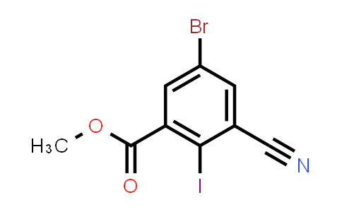 Methyl 5-bromo-3-cyano-2-iodobenzoate