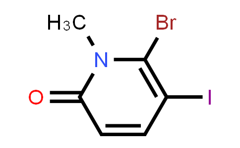 6-Bromo-5-iodo-1-methyl-pyridin-2-one