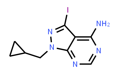 1-(Cyclopropylmethyl)-3-iodo-1H-pyrazolo[3,4-d]pyrimidin-4-amine