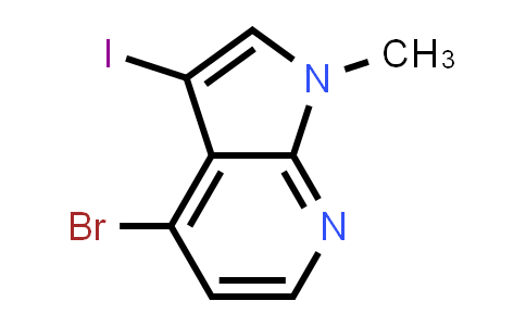 4-Bromo-3-iodo-1-methyl-1H-pyrrolo[2,3-b]pyridine