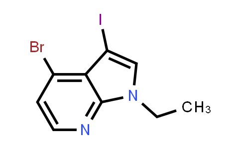 4-Bromo-1-ethyl-3-iodo-1H-pyrrolo[2,3-b]pyridine