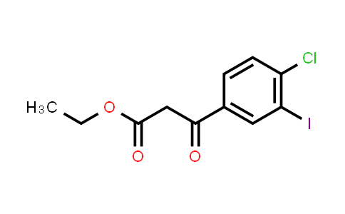 Ethyl 3-(4-chloro-3-iodophenyl)-3-oxopropanoate