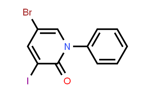 5-Bromo-3-iodo-1-phenyl-1,2-dihydropyridin-2-one