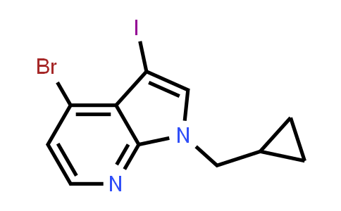 4-Bromo-1-cyclopropylmethyl-3-iodo-1H-pyrrolo[2,3-b]pyridine