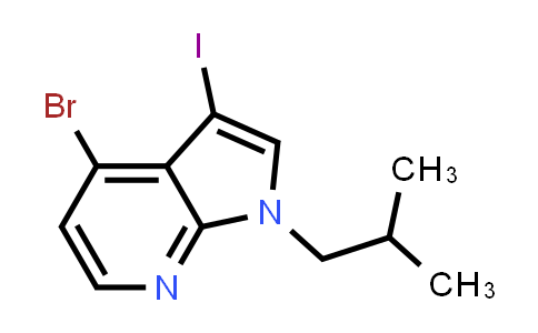 4-Bromo-3-iodo-1-isobutyl-1H-pyrrolo[2,3-b]pyridine