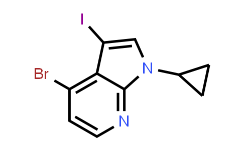 4-Bromo-1-cyclopropyl-3-iodo-1H-pyrrolo[2,3-b]pyridine