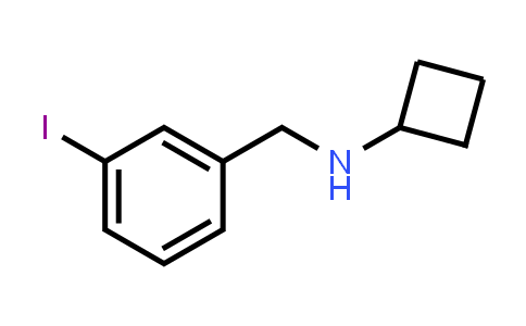 N-[(3-Iodophenyl)methyl]cyclobutanamine