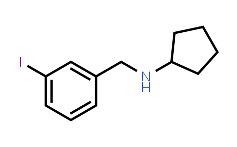 N-[(3-Iodophenyl)methyl]cyclopentanamine