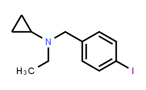 N-Ethyl-N-[(4-iodophenyl)methyl]cyclopropanamine