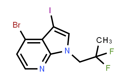 4-Bromo-1-(2,2-difluoropropyl)-3-iodo-1H-pyrrolo[2,3-b]pyridine