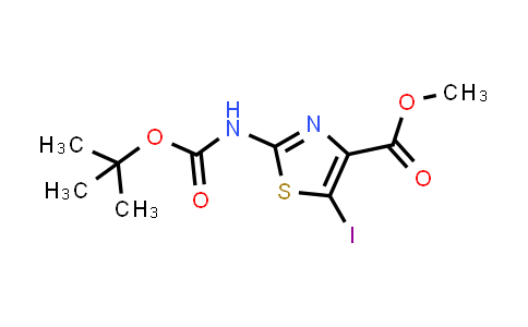 Methyl 2-{[(tert-butoxy)carbonyl]amino}-5-iodo-1,3-thiazole-4-carboxylate