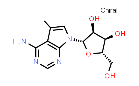 (2S,3S,4R,5S)-2-(4-Amino-5-iodo-7H-pyrrolo[2,3-d]pyrimidin-7-yl)-5-(hydroxymethyl)tetrahydrofuran-3,4-diol