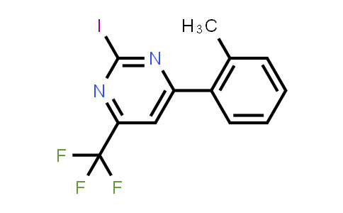 2-Iodo-6-(o-tolyl)-4-(trifluoromethyl)pyrimidine